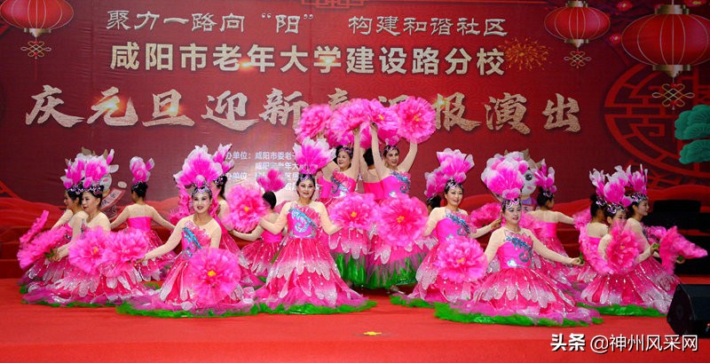 「神州头条」咸阳市老年大学建设路分校庆“元旦”迎“新春”汇演